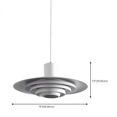 LED Contemporary Ceiling Light Simple Nordic Aluminum Pendant Light Fixture