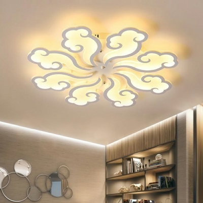 Minimalist Sputnik Flush Mount Ceiling Light Fixtures LED for Living Room