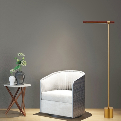 Post-modern Creative Wrought Iron Floor Lamp with LED Warm Light for Bedroom