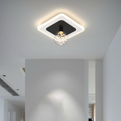 Nordic LED Minimalist Starry Flushmount Ceiling Light for Corridors and Entrances