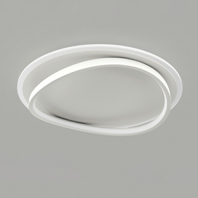 Minimalist Flush Mount Ceiling Light Fixtures Linear LED for Living Room