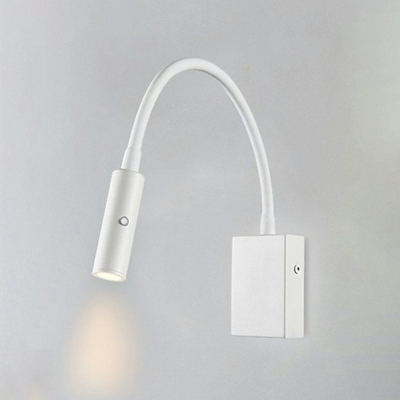 Modren Style Simple White 3W Small Wall Lamp for Living Room