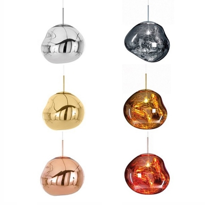 Personality Glass Ball Single Pendant for Restaurants and Bars