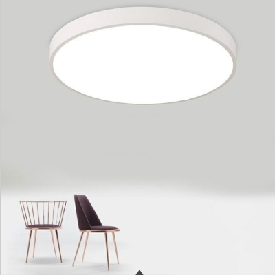 Contemporary Style LED Round Shape Ceiling Light for Living Room