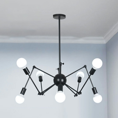 Unique Modern Style Metal Shade Chandelier Light for Living Room