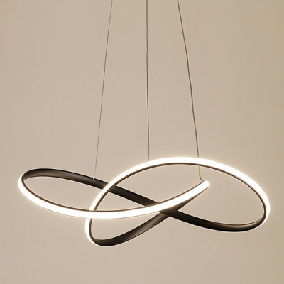 Modern Style Simple Linear Chandelier Lighting for Living Room
