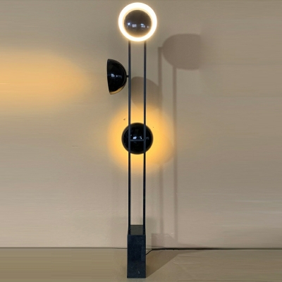 Modern Style Unique Shape 3-Lights Floor Lamp for Living Room