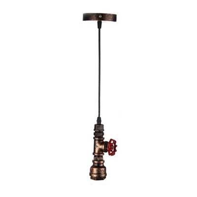 Industrial Style Vintage 1-Light Pendant Light for Coffee Shop
