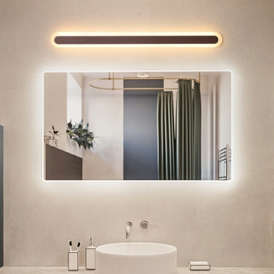 Modern Minimalist Strip Acrylic Vanity Lamp for Bathroom and Bedroom