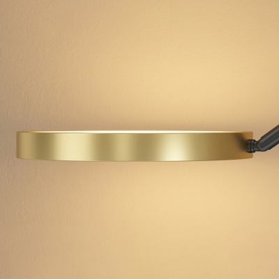 LED Modern Minimalist Strip Wall Lamp in Gold Color for Bedroom and Living Room