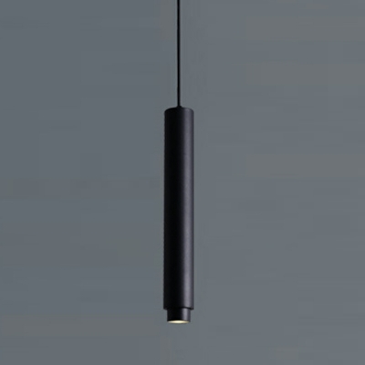 Modern Lighting Cylinder Adjustable Black Ceiling Fixture for Dining Room