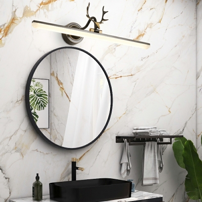 Nordic Creative Metal Antler Vanity Lamp LED Neutral Light for Bathroom and Bedroom