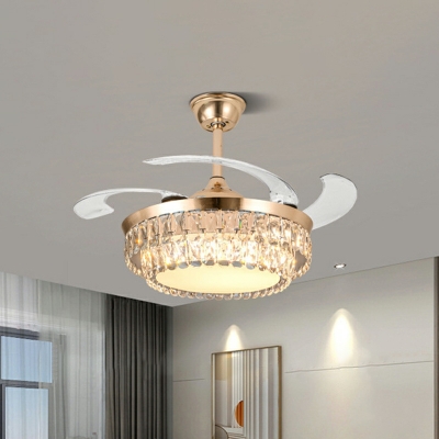 1 Light Contemporary Style Round Shape Metal Pendant Ceiling Fixture Lamp