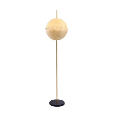 4 Lights Nordic Style Globe Shape Metal Standing Floor Light for Living Room