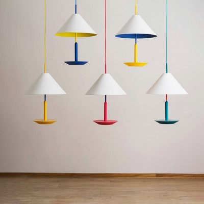 Nordic Macaron Decorative Pendant Lights with Neutral Light for Dining Room and Bedroom