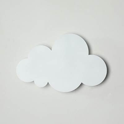 Children's Room Eye Protection White Cloud Wall Lamp for Bedroom