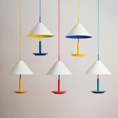 Nordic Macaron Decorative Pendant Lights with Neutral Light for Dining Room and Bedroom