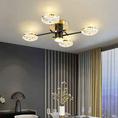Modern Minimalist Ceiling Light  Nordic Style Glass Flushmount Light