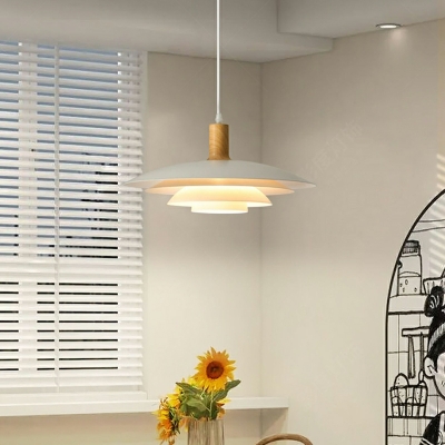 Postmodern Style Chandelier Simple Glass Pendant Light for Dining Room