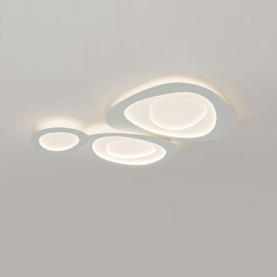 Modern Minimalist Ceiling Light Wood Nordic Style acrylic Flushmount Light