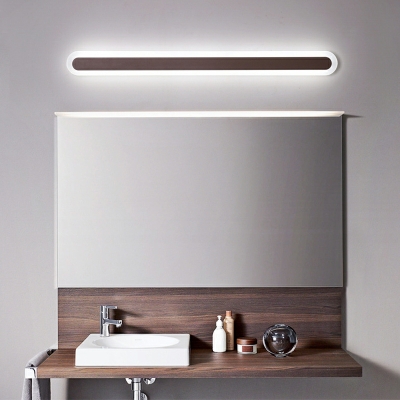 Modern Minimalist Strip Acrylic Vanity Lamp for Bathroom and Bedroom