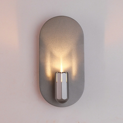 Modren Style Creative Oval Wall Light with Shade for Living Room