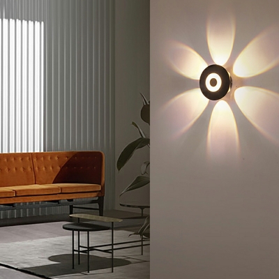 Modren Style LED Outdoor Waterproof 4 Head Wall Lamp for Living Room
