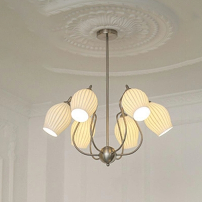 Nordic Style Chandelier Glass Metal Pendant Light for Living Room