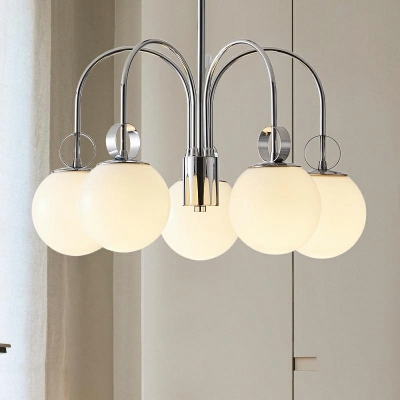 5 Lights Contemporary Style Ring Shape Metal Chandelier Hanging Light Fixture