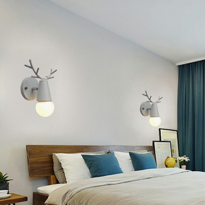 Antler Modern Wall Mounted Light Fixture Metal for Living Room