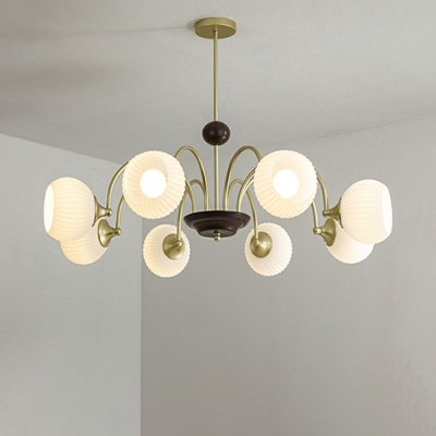 American Style Vintage 8 Lights Chandelier Light for Living Room
