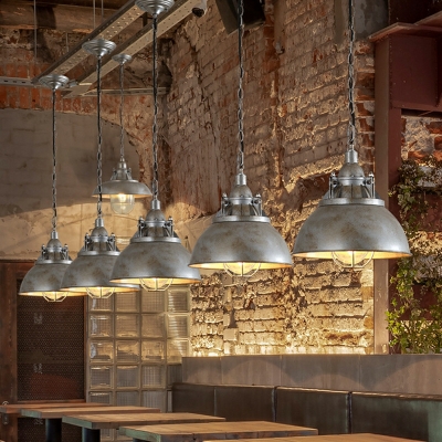 Industrial Grill Kitchen Island Hanging Light Fixtures Metal