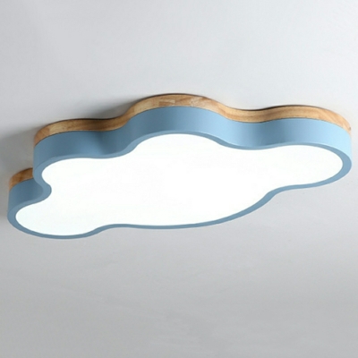 Modern Style Cloud Shape Acrylic LED Flush Ceiling Light for Dining Room