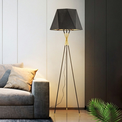 Nordic 1 Light Creative Black Floor Lamp Modern Lighting for Living Room
