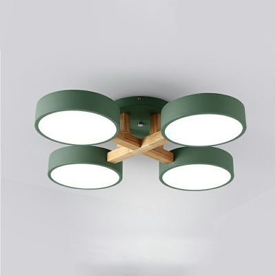Contemporary Style LED Ceiling Light with 5-Light for Living Room