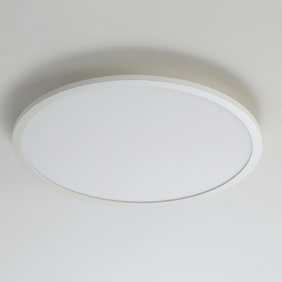 Round Acrylic Modern Flush Mount Ceiling Light Fixture for Living Room