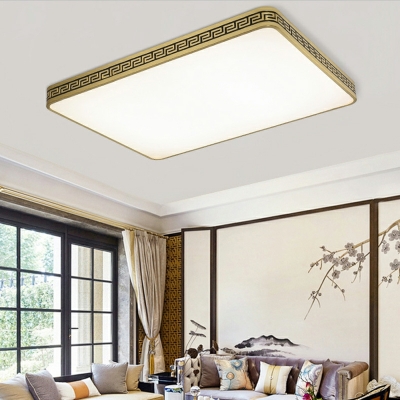 Acrylic Modern Flush Mount Ceiling Lighting Fixture for Living Room