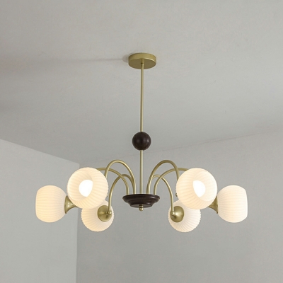 American Style Vintage 8 Lights Chandelier Light for Living Room