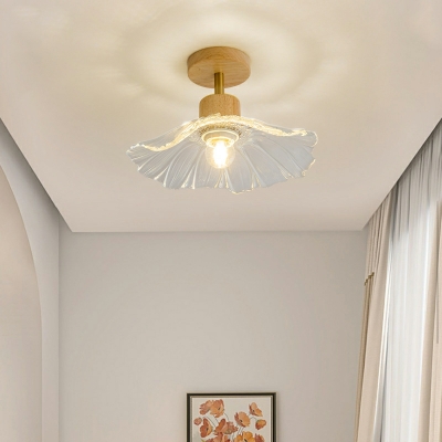 Contemporary Style Creative Ceiling Lighting with Glass Shade for Living Room