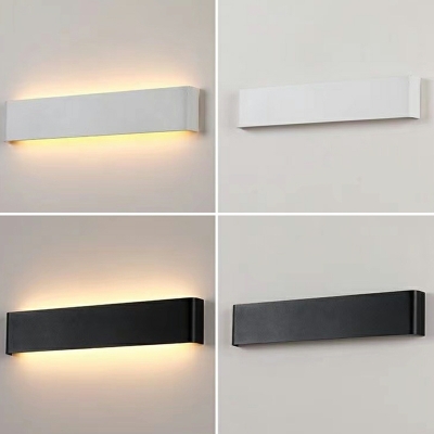 LED Strip Wall Lamp Creative Bedroom Modern Simple Rectangle Vanity Lights