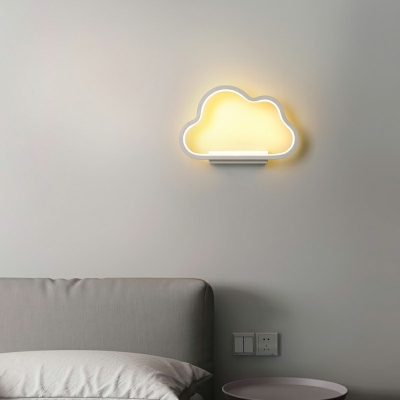 Modern Metal Wall Mounted Light Fixture 1 Light for Bed Room
