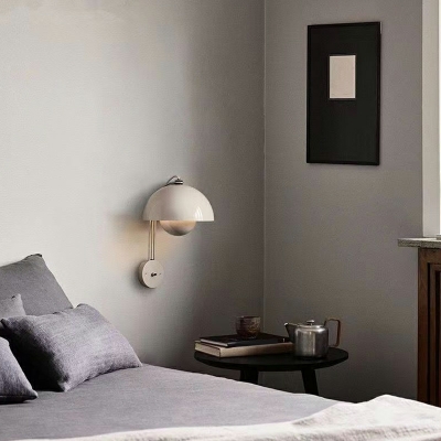 Contemporary Simple Shape Metal Sconce Light Fixture for Living Room