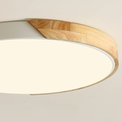 Contemporary Style Simple Ceiling Light with Round Shape for Living Room