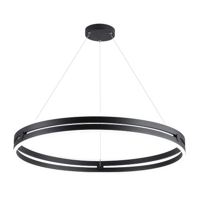 Inner Ring Modern chandelier lighting fixtures Metal for Living Room
