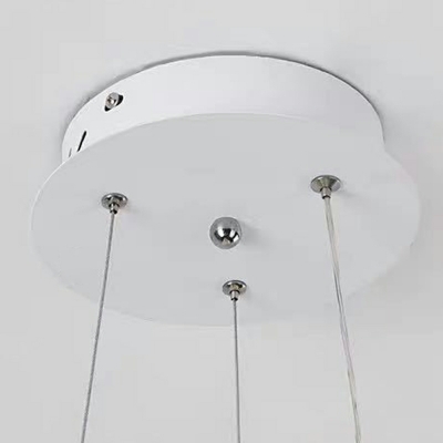 Modern Style Line Shape Metal Ceiling Pendant Light for Dining Room