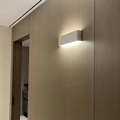 LED Strip Wall Lamp Creative Bedroom Modern Simple Rectangle Vanity Lights