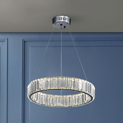 Modern Ring Shape 1 Light Ceiling Hung Fixtures for Dining Room