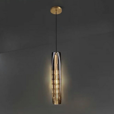 Modern Style Line Shape Crystal Hanging Ceiling Light for Living Room