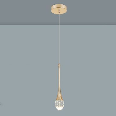 Modern Style Unique Shape Crystal Hanging Ceiling Light for Living Room