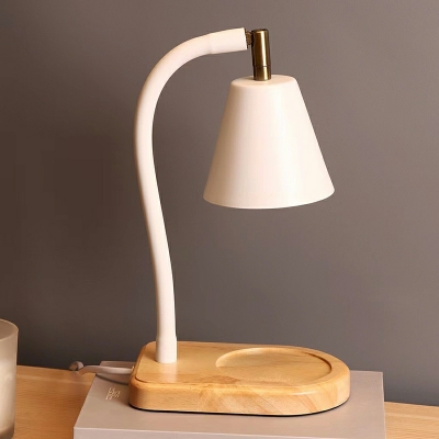 Creative Rotatable Retro Wood Base Modern Adjustable Table Lamp Indoor(without Aromatherapy Candles)